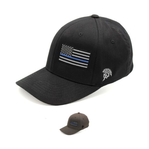 Blue Line FLAG FlexFit Hat - ReLEntless 