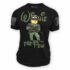 Winnie The Pew Custom Hand Drawn design on Black T-Shirt mockup from Relentless Defender Apparel