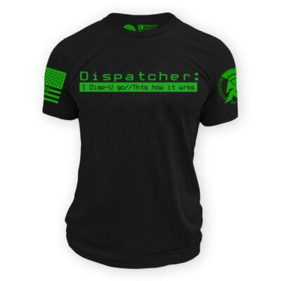 I Dispatch You Go tee shirt mockup from Relentless Defender