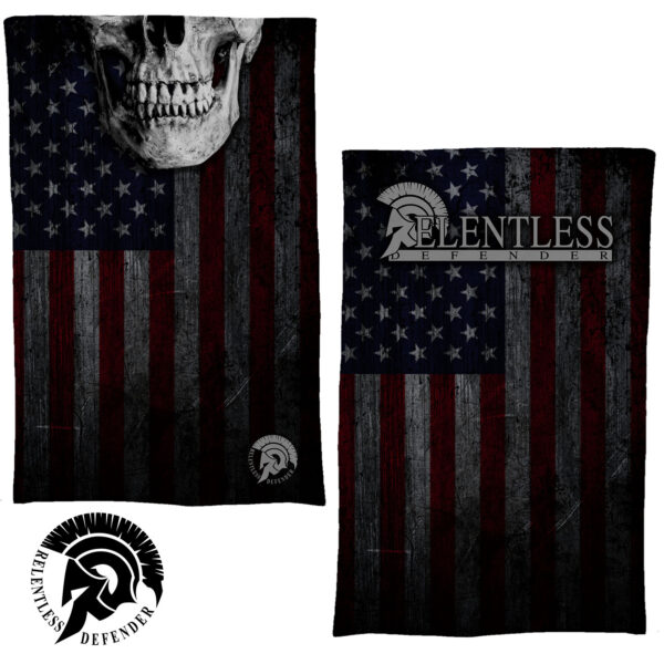AmericaSkull FlatMaskMockup