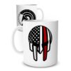 Thin Red Line Spartan Warrior Mug