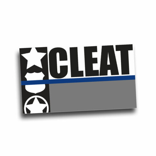 cleat flag decal