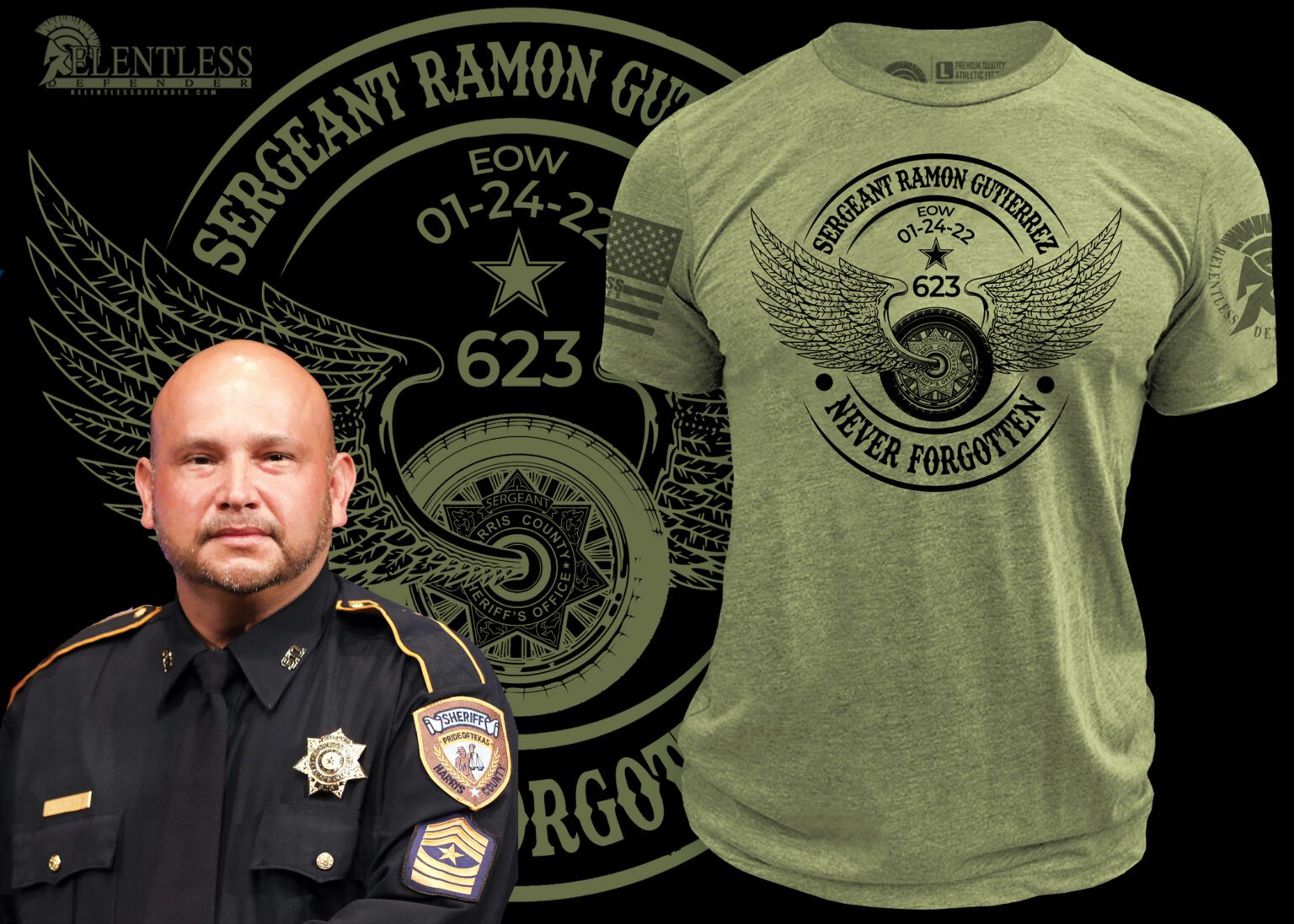 Sergeant Ramon Gutierrez - ReLEntless Defender Apparel