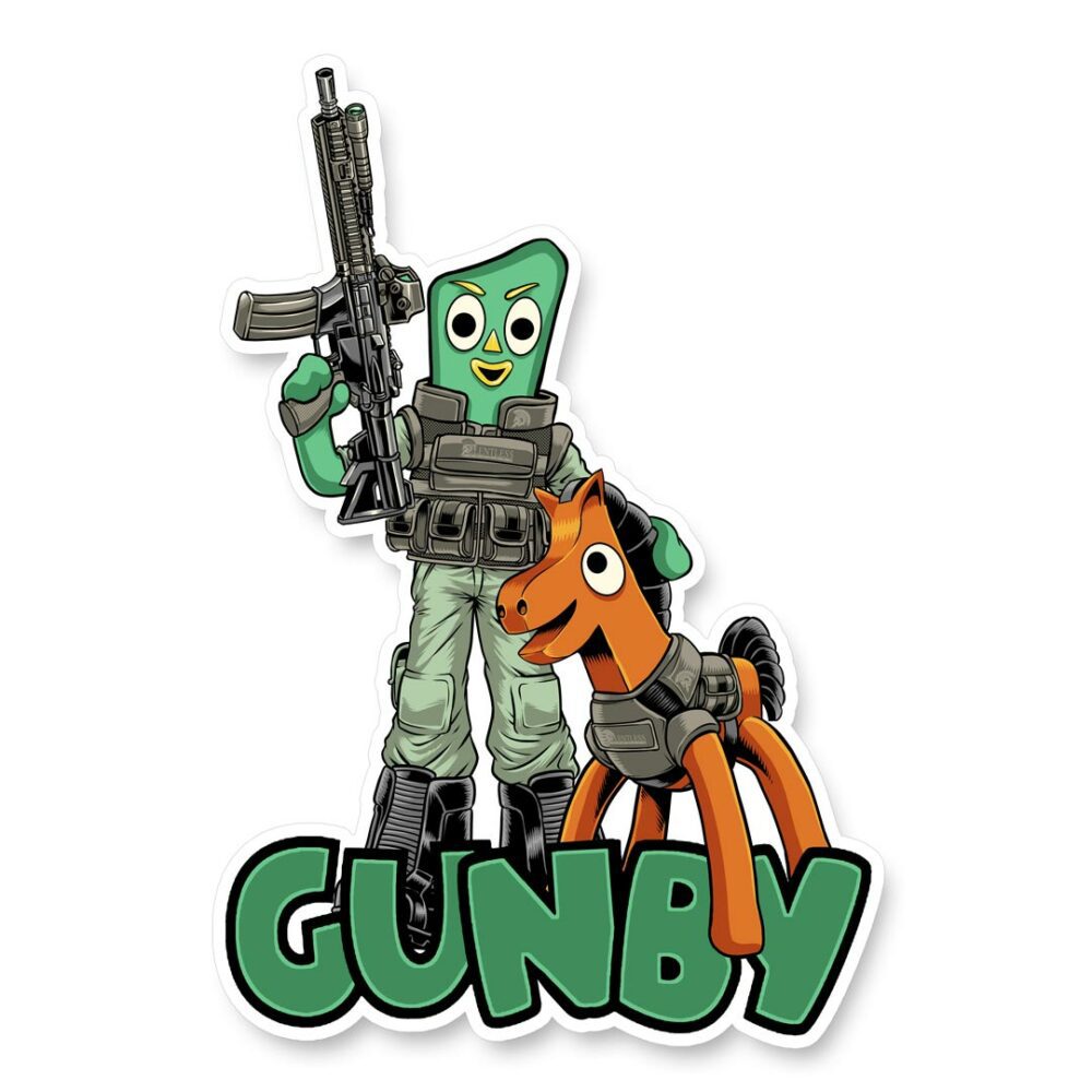 Gunby Decal - ReLEntless Defender Apparel