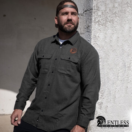 Jason Flannel Charcoal copy