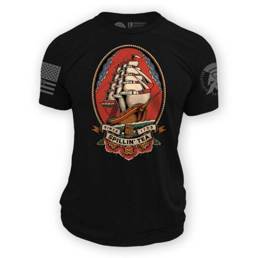 SPILLIN TEA BLACK SHIRT copy