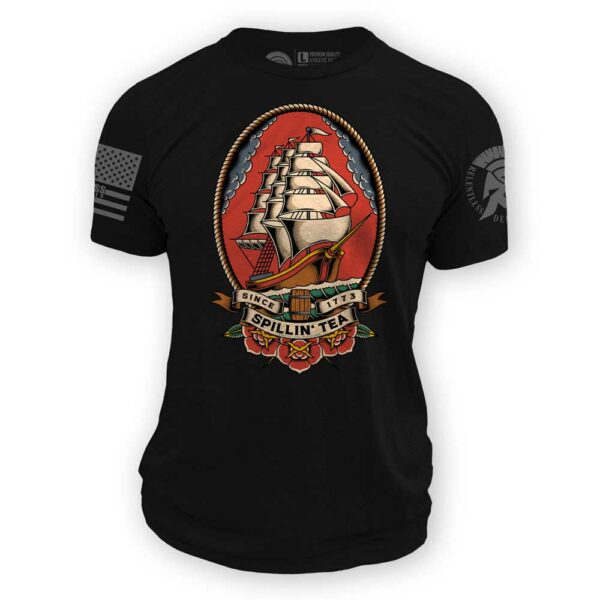 SPILLIN TEA BLACK SHIRT copy