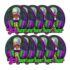 JoeKer Decal Mockup showing Joe Biden Clown Joker Art Design on a High Quality Vinyl Decal in 10 pack | from Relentless Defender Apparel