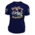 Relentless Responders custom art featuring the Seven Dwarves as First Responders on a navy blue tee shirt mockup | Relentless Defender Apparel