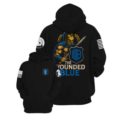 Relentless Defender 10 The Wounded Blue Warrior Hoodie