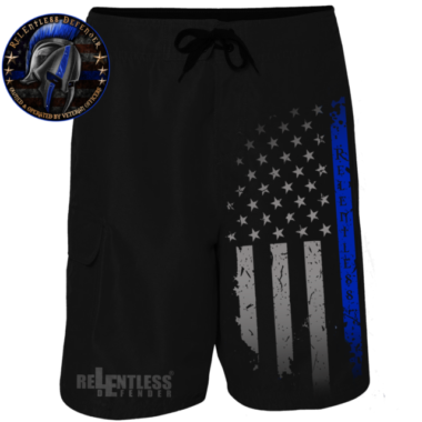 blue line swim trunks